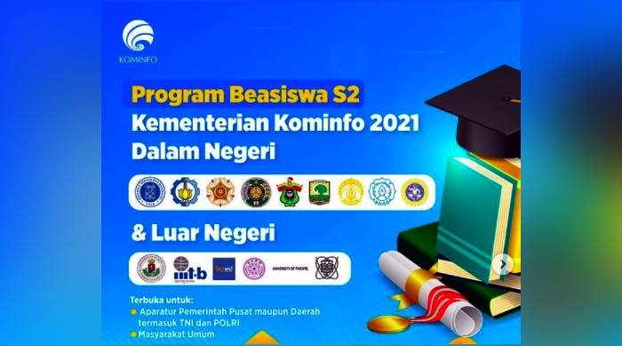 Kementerian Kominfo Buka Pendaftaran Program Beasiswa S2 Dalam Dan Luar Negeri Tahun 2021 – Sandimerahputih.com