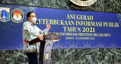 Anugerah Keterbukaan Informasi Publik 2021: Anies Harap Indeks di Jakarta Terus Naik