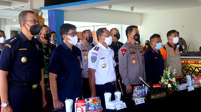 Kapolda Bali Hadiri Launching Aplikasi Monitoring Karantina Presisi