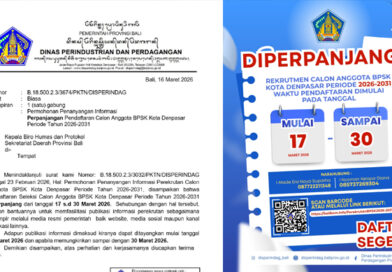 Disperindag Bali Perpanjang Rekrutmen Anggota BPSK Denpasar hingga Akhir Maret