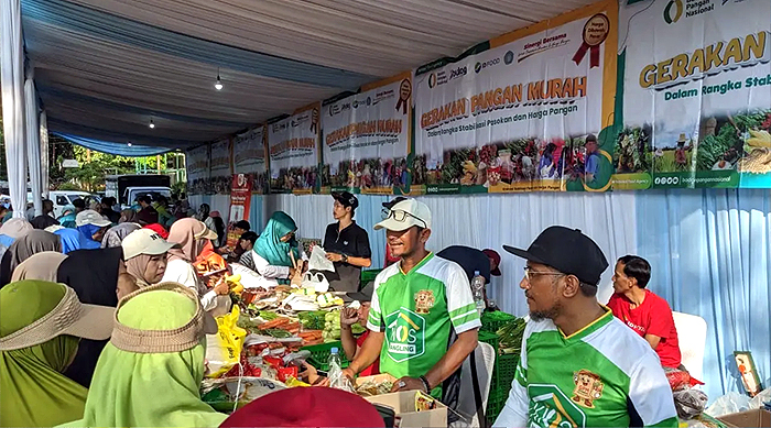 Gerakan Pangan Murah HUT ke-27 Depok Diserbu Warga, Harga Lebih Terjangkau