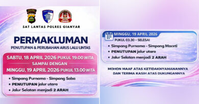 Polda Bali Rekayasa Lalu Lintas di Gianyar Jelang Kemala Run 2026