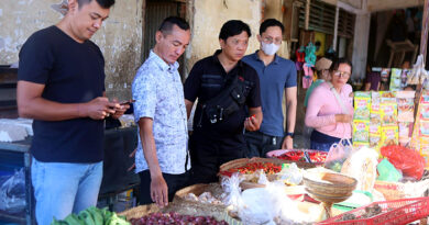 Satgas Pangan Polda Bali Sidak Pasar Kereneng, Pastikan Harga dan Kualitas Bahan Pokok Tetap Aman