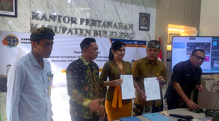 Buleleng Jadi Pilot Project Balik Nama Sertifikat 10 Hari