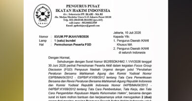 MA, KY, dan IKAHI Bahas Revisi Aturan Pemeriksaan Hakim serta Majelis Kehormatan Hakim