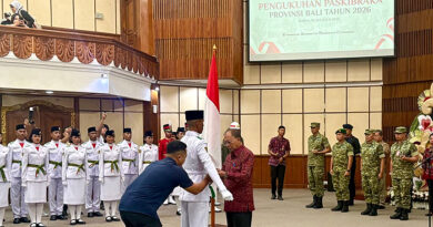 Gubernur Bali Kukuhkan 72 Paskibraka